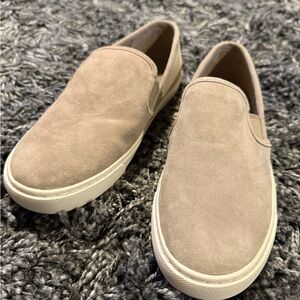 Tory Burch Beige Slip-On Flats